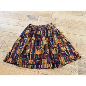 ModCloth Don't Judge a Book‎ By Its Cover A-Line Skirt Size 12 NWT (420)